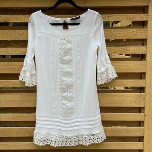 Sanctuary Desert Boheme White Dress, Sz. M